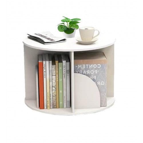 360° Rotating Stackable Bookshelf Organizer (White) - Toytexx 360° Rotating Stackable Bookshelf Organizer (White) - Toytexx